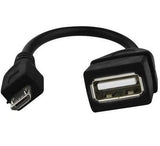 ADAPTADOR USB OTG FÊMEA P/ MICRO USB V8