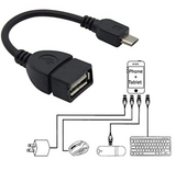 ADAPTADOR USB OTG FÊMEA P/ MICRO USB V8