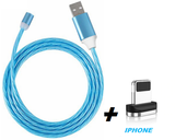 CABO USB CARREGADOR CELULAR MAGNÉTICO LED