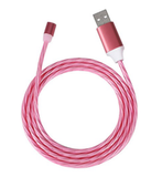 CABO USB CARREGADOR CELULAR MAGNÉTICO LED
