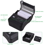 IMPRESSORA TÉRMICA BLUETOOTH PORTÁTIL SEM FIO 58MM