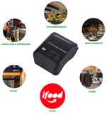 IMPRESSORA TÉRMICA BLUETOOTH PORTÁTIL SEM FIO 58MM