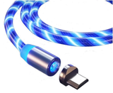 CABO USB CARREGADOR CELULAR MAGNÉTICO LED