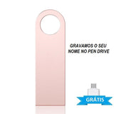 PEN DRIVE DE METAL 32GB + PLUG OTG
