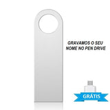 PEN DRIVE DE METAL 32GB + PLUG OTG
