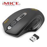 MOUSE SEM FIO ERGONÔMICO IMICE 2.4ghz G-1800